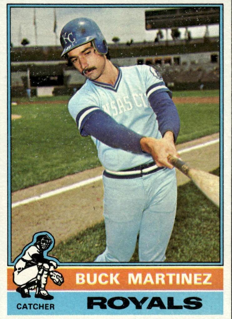 1976 Topps Baseball Buck Martinez #616 PSA 8