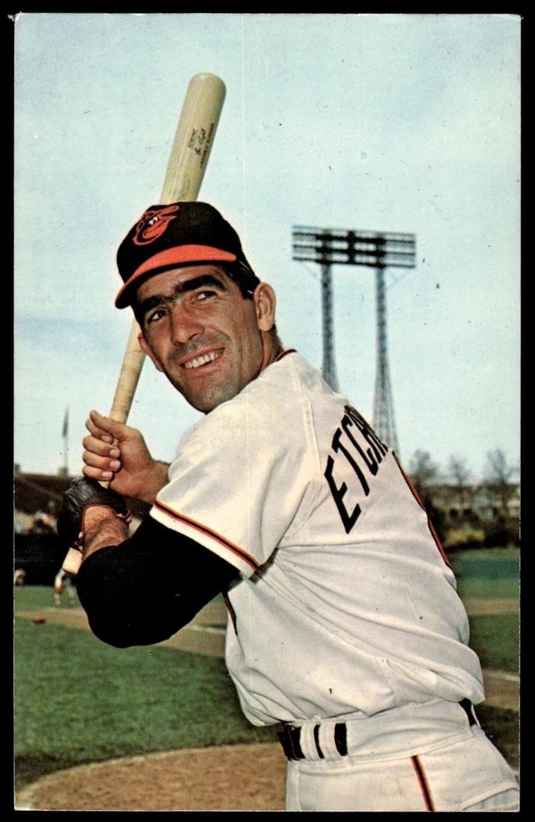 1968 Dexter Press Postcards Baseball Andy Etchebarren #NNO