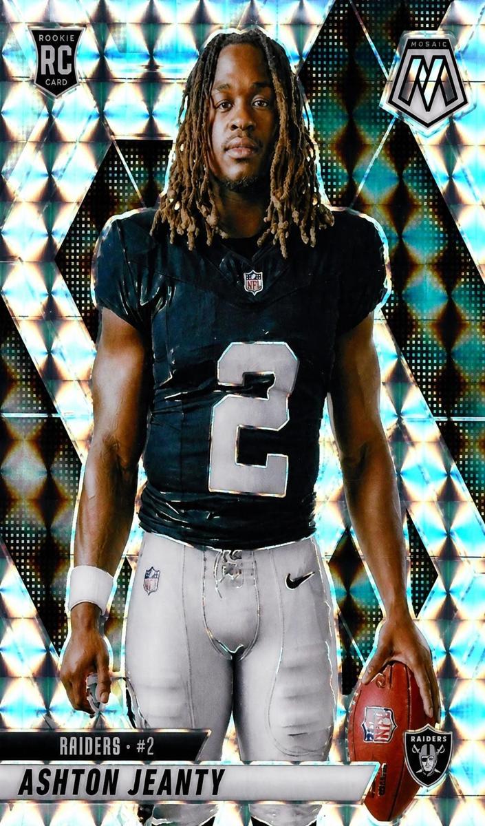 2025 Panini Mosaic Football Silver Ashton Jeanty #287