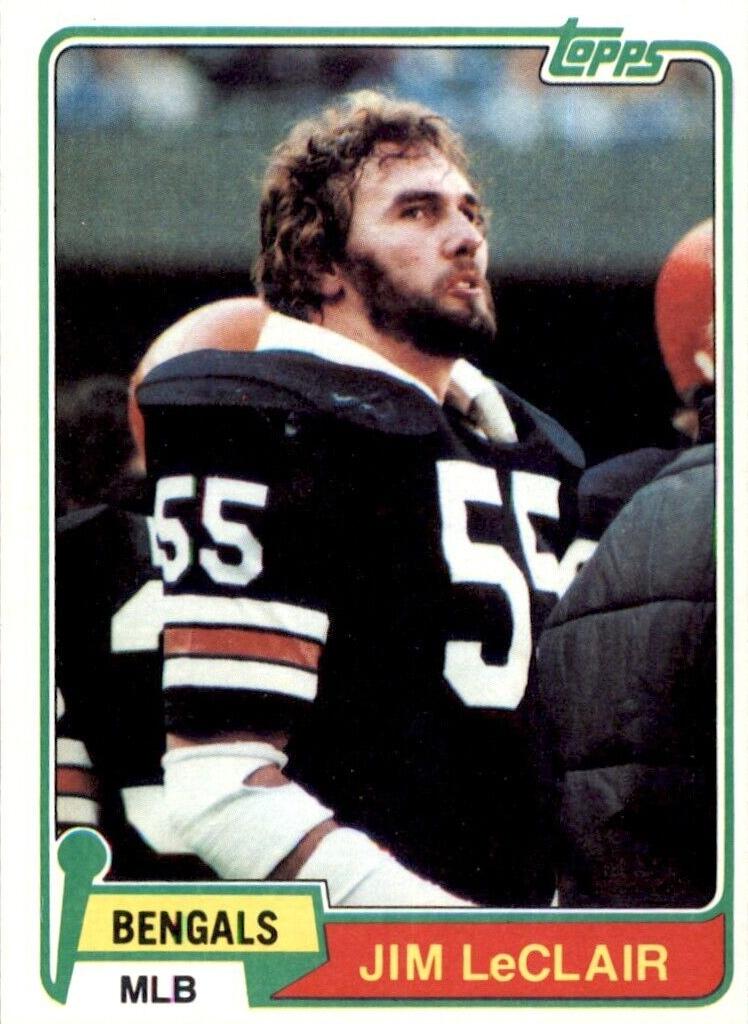 1981 Topps Football Jim LeClair #462