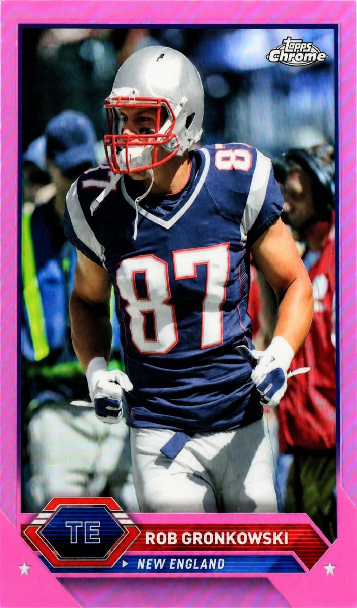 2023 Topps Composite Football Pink Refractor Rob Gronkowski #27