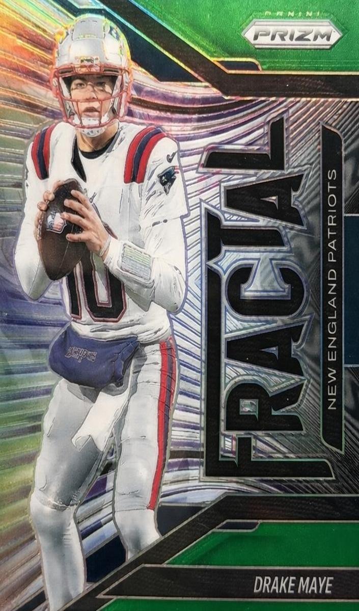 2025 Panini Prizm Football Green Drake Maye #7