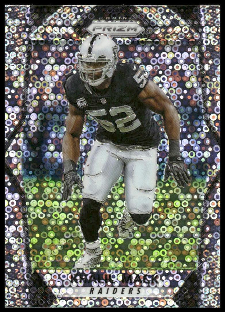 2017 Panini Prizm Football Disco Khalil Mack #142 PSA 10