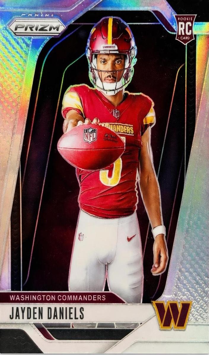 2024 Panini Prizm Football Silver Jayden Daniels #17