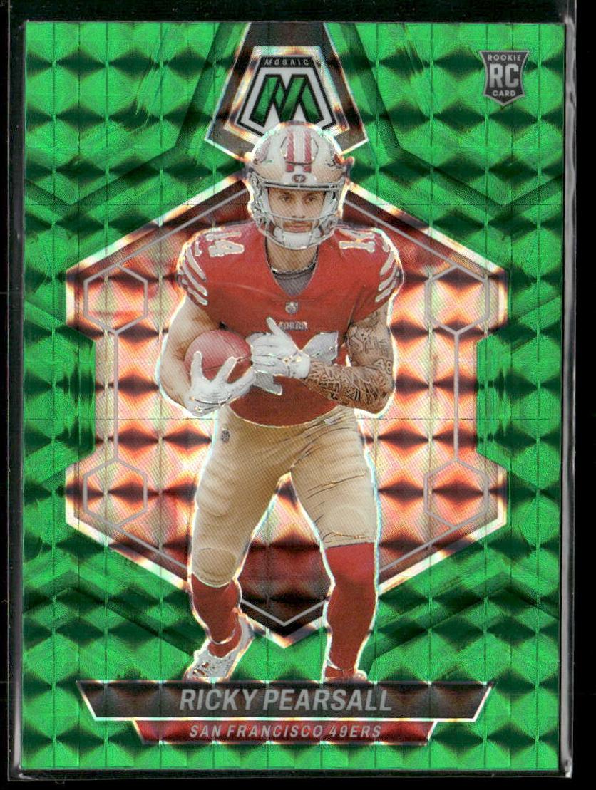 2024 Panini Mosaic Football Green Ricky Pearsall #331 PSA 9
