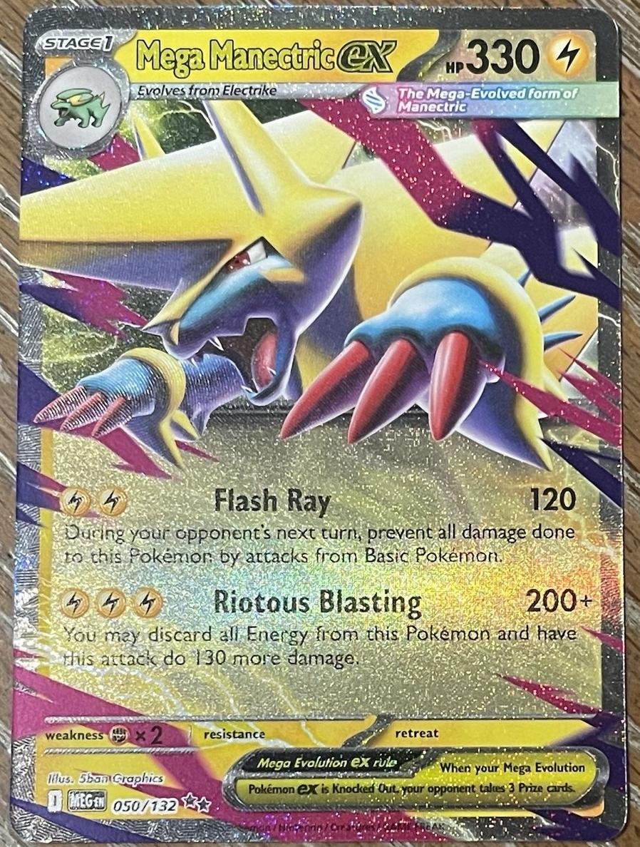 2025 Pokemon Mega Evolution Mega Manectric EX #50