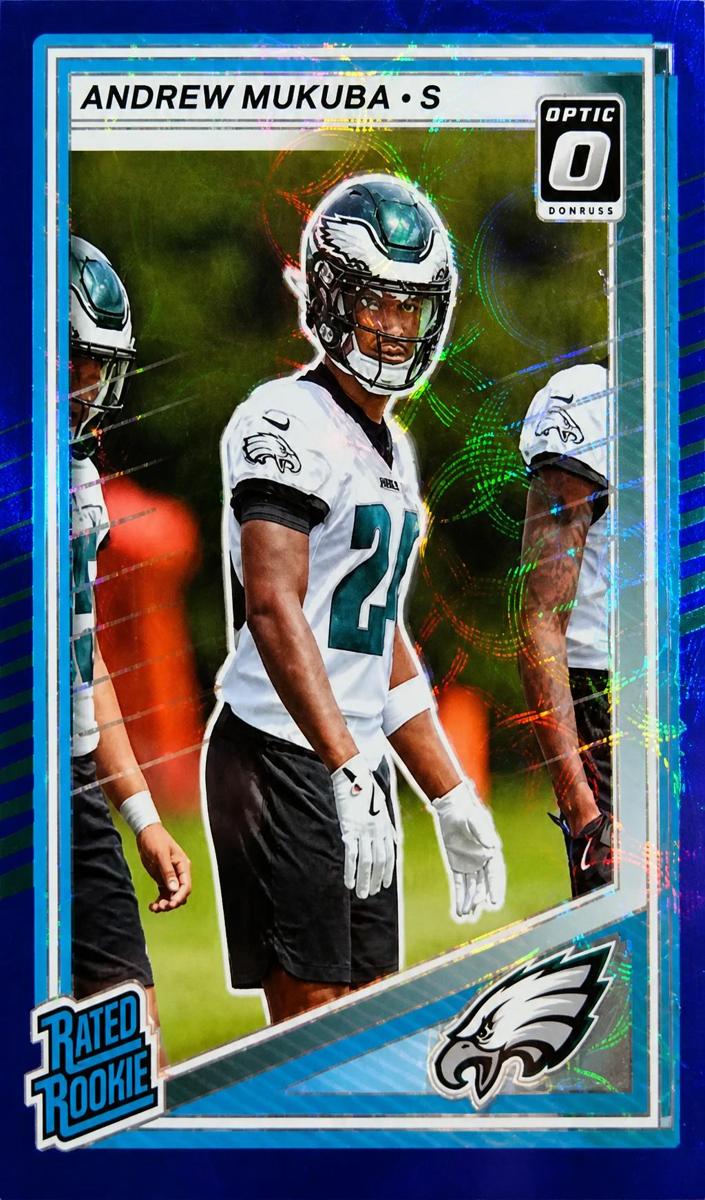 2025 Panini Donruss Football Blue Scope Andrew Mukuba #380