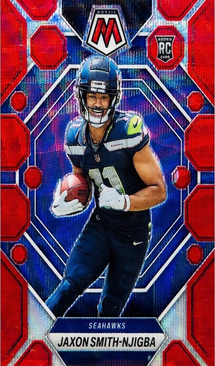 2023 Panini Mosaic Football Red Wave Jaxon Smith-Njigba #331