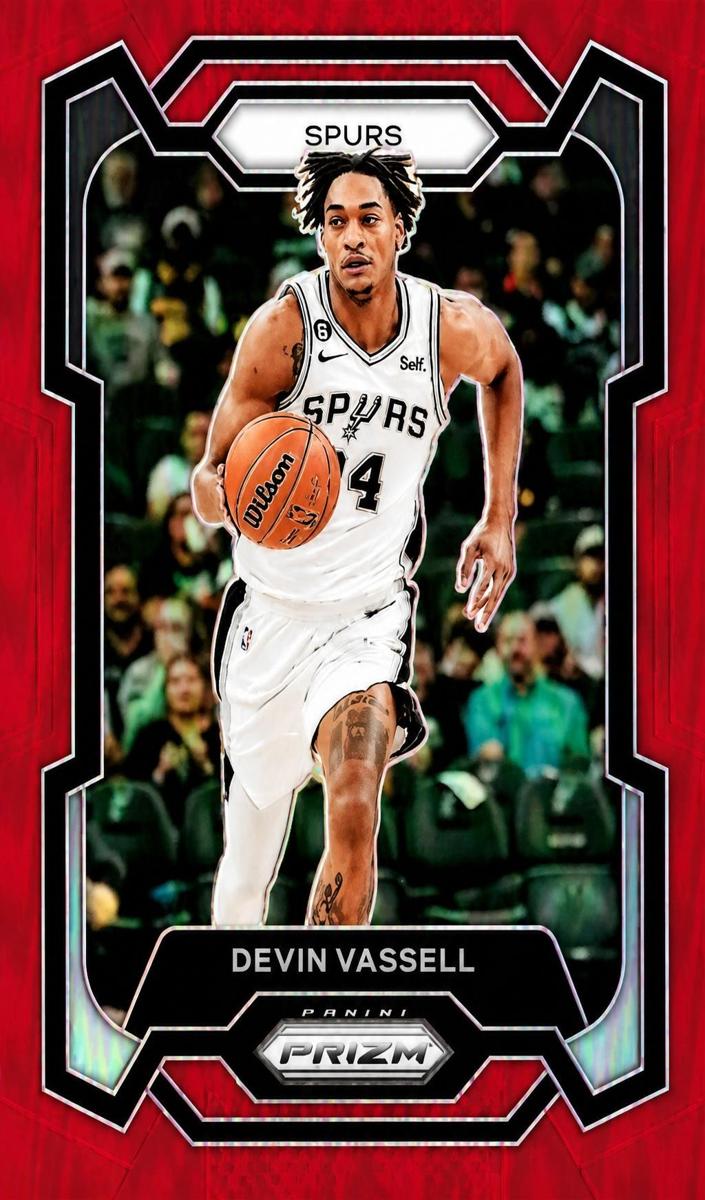 2023 Panini Prizm Basketball Red Devin Vassell #95 SGC 9
