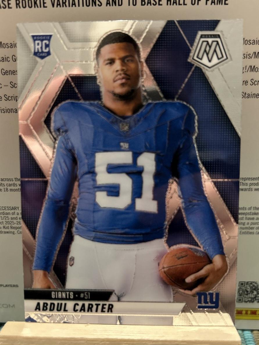 2025 Panini Mosaic Football Abdul Carter #282