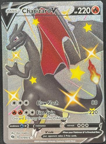 2020 Pokemon Champion's Path Full Art Charizard #79