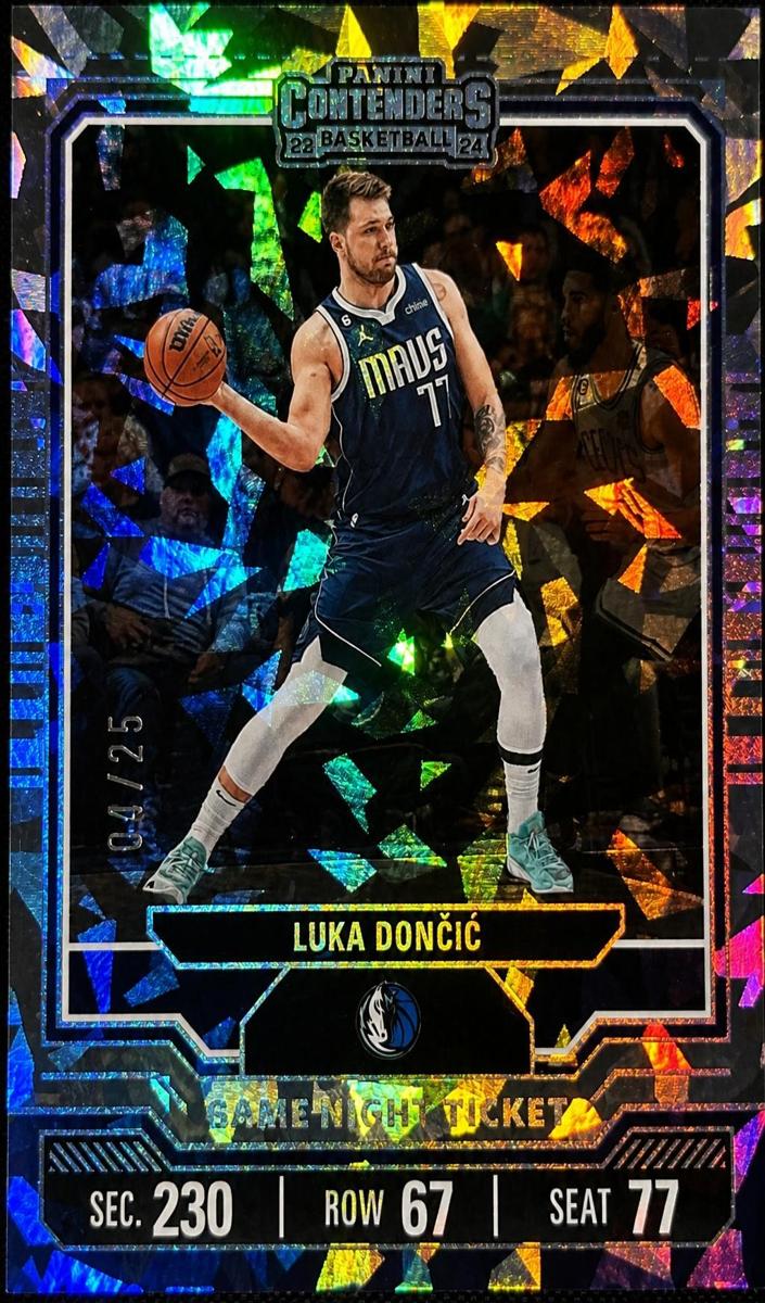 2023 Panini Contenders Basketball Cracked Ice Luka Doncic #21