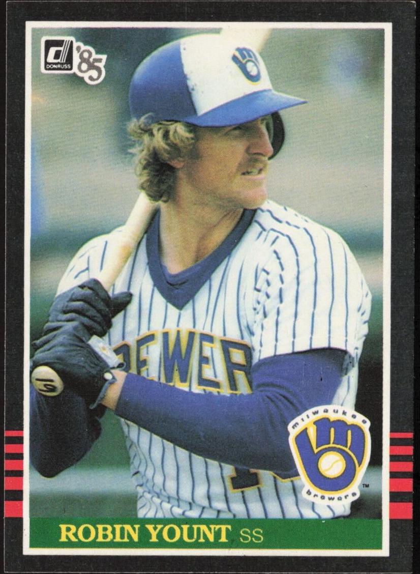 1985 Donruss Baseball Robin Yount #48 PSA 9