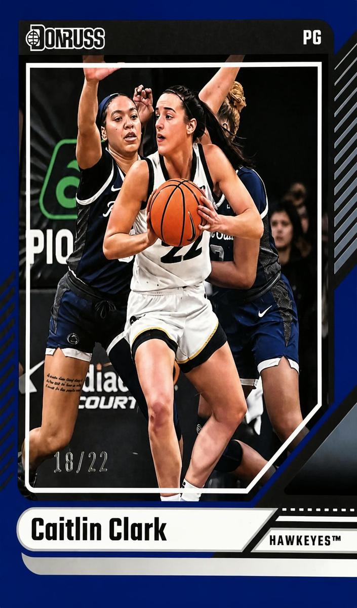 2024 Panini Caitlin Clark Collection Basketball Blue Caitlin Clark #10 CGC 9