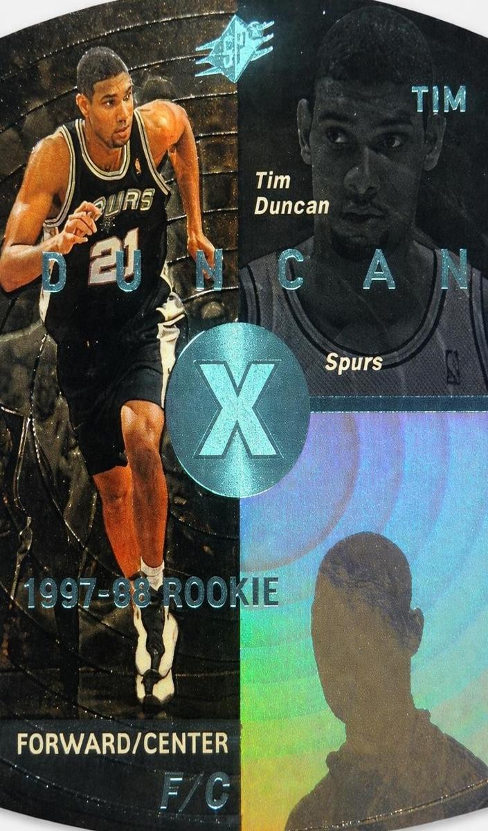 1997 SPx Basketball Sky Tim Duncan #37