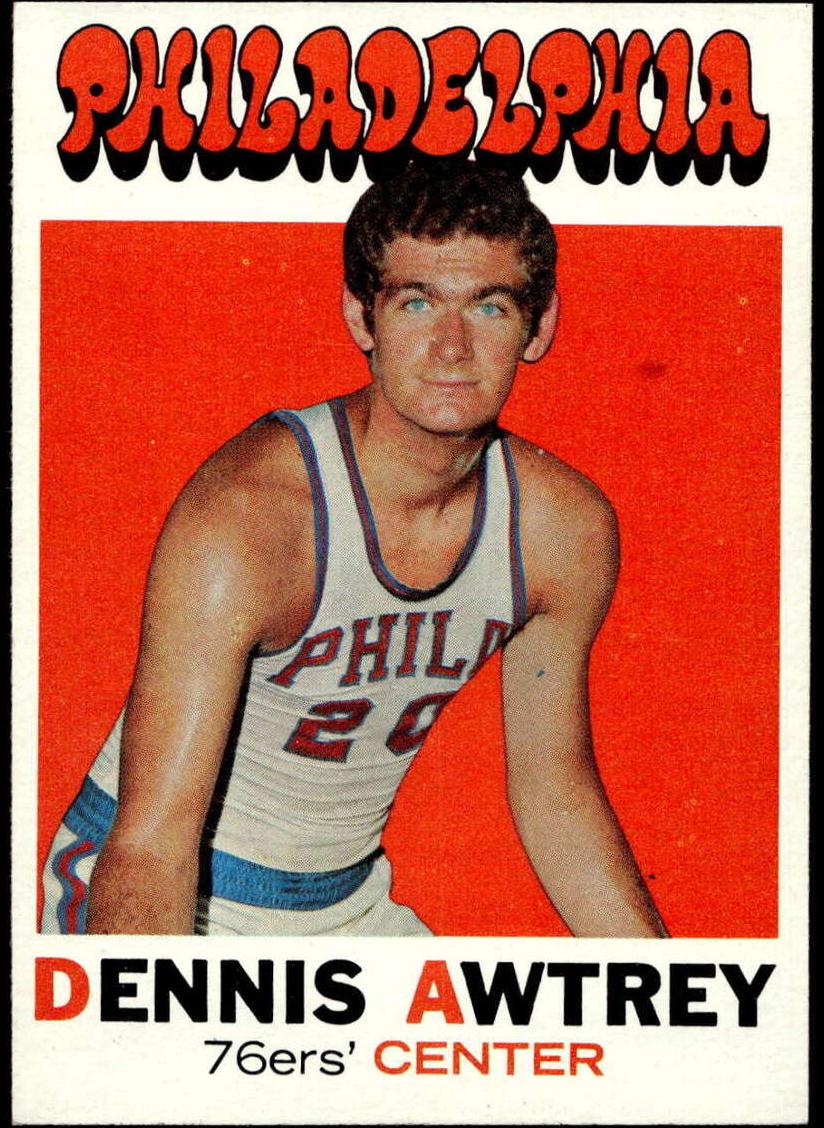 1971 Topps Basketball Dennis Awtrey #124
