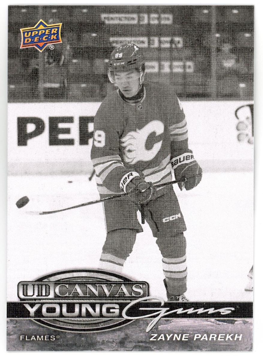 2025 Upper Deck Hockey Black and White Zayne Parekh #C-96 BGS 10