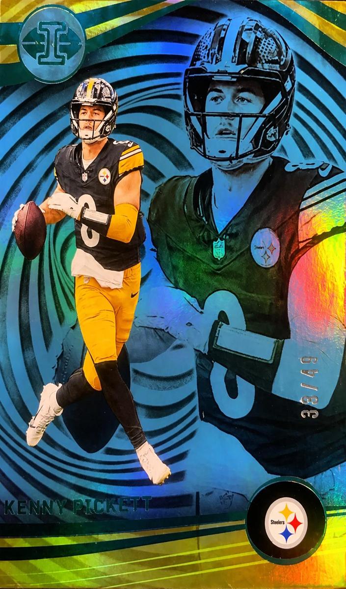 2023 Panini Illusions Football Trophy Collection Teal Kenny Pickett #87