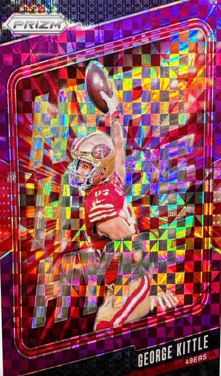 2024 Panini Prizm Football Purple Power George Kittle #8