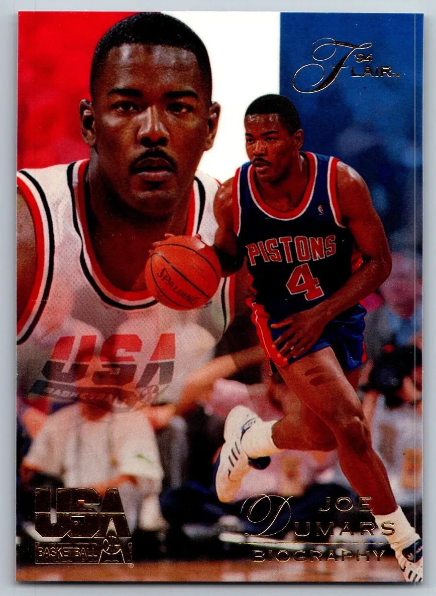 1994 Flair USA Basketball Joe Dumars #20
