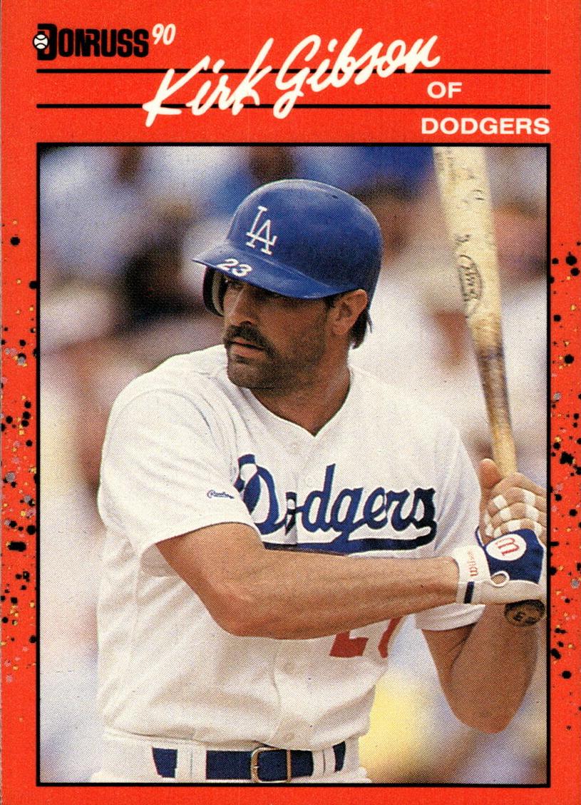 1990 Donruss Baseball Kirk Gibson #368