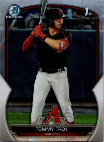2023 Bowman Draft Chrome Baseball Refractor Tommy Troy #BDC-103