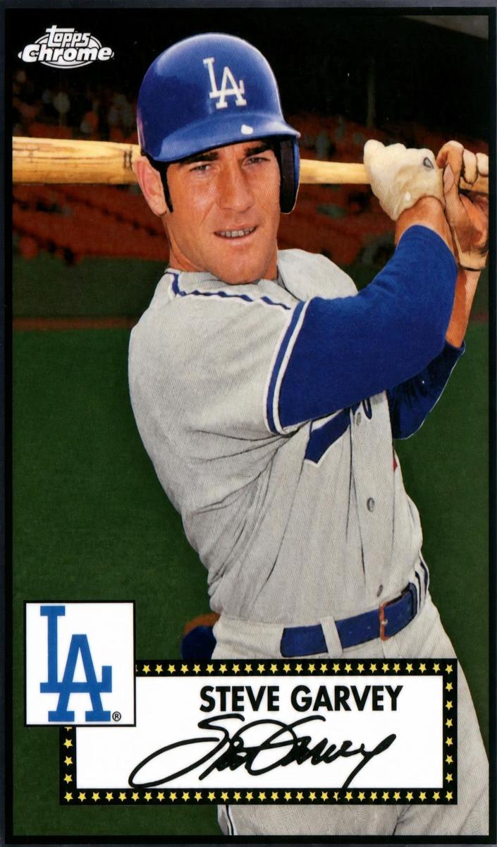 2021 Topps Chrome Platinum Anniversary Baseball Steve Garvey #556 PSA 9