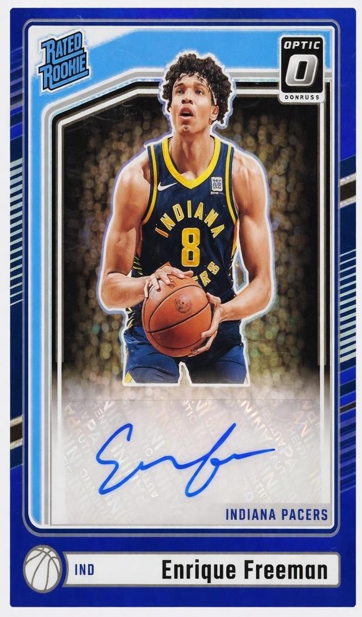 2024 Donruss Optic Basketball Blue Enrique Freeman #341