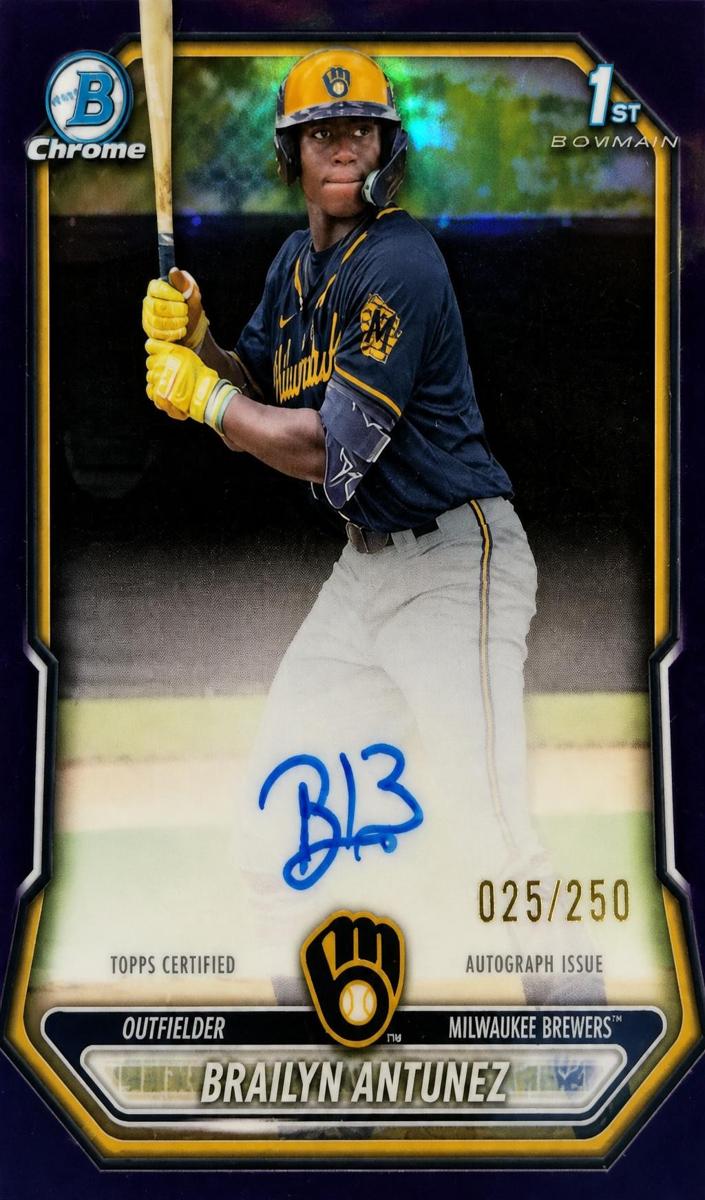 2026 Bowman Baseball Purple Refractor Brailyn Antunez #CPA-BA