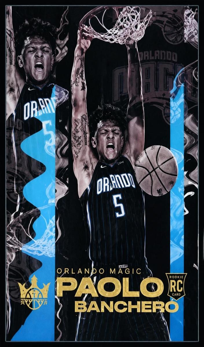2022 Panini Court Kings Basketball Paolo Banchero #1 PSA 9
