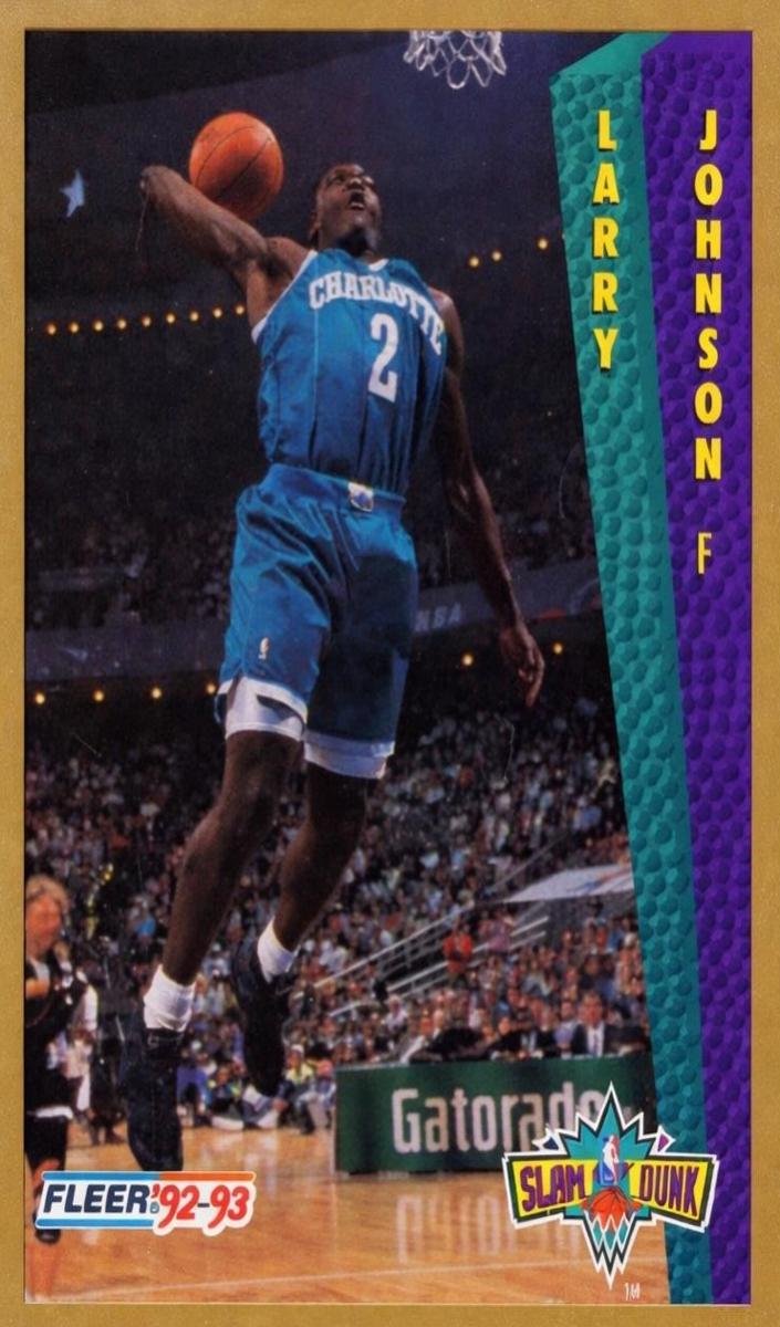 1992 Fleer Basketball Larry Johnson #292 PSA 9