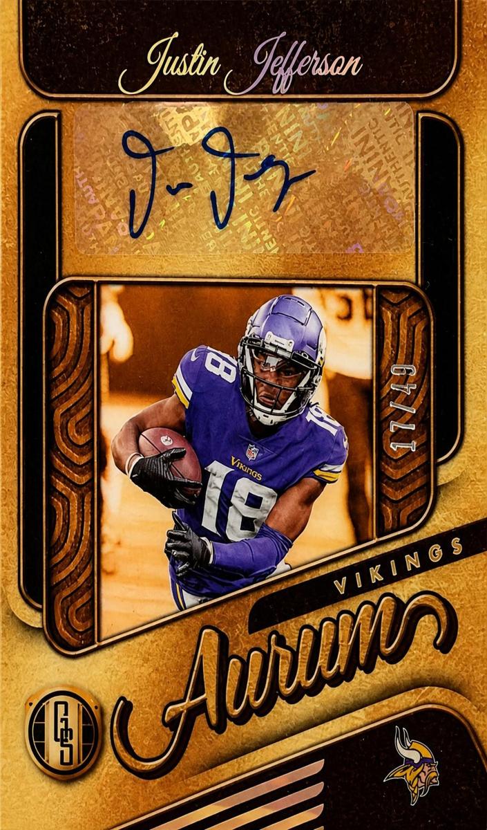 2022 Panini Gold Standard Football Justin Jefferson #ARM-JJE PSA 10