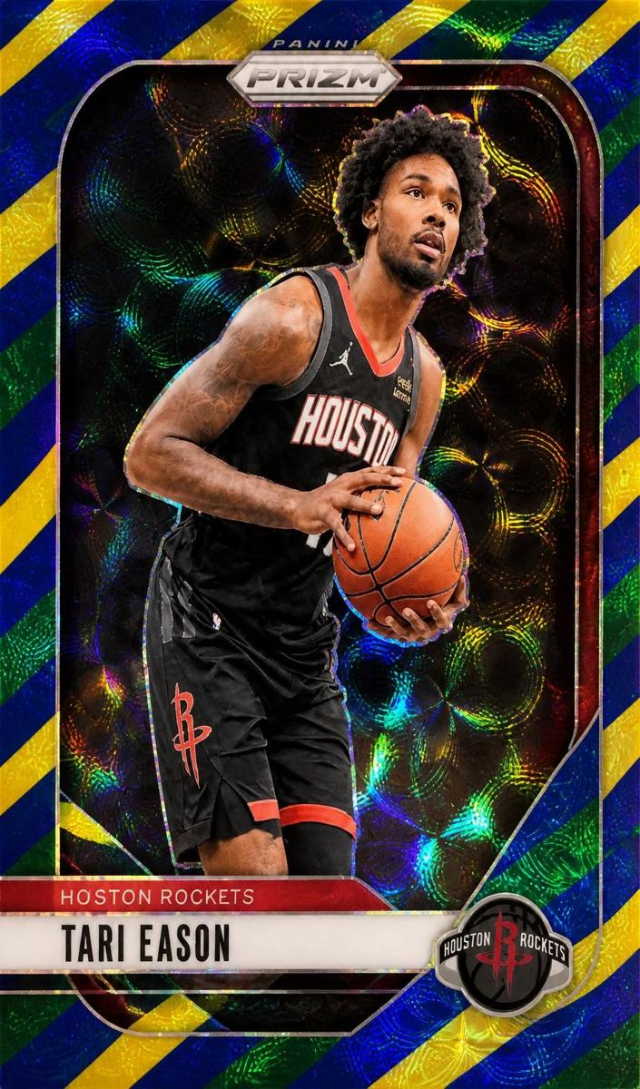 2024 Panini Prizm Basketball Choice Blue Yellow and Green Jordan Hawkins #48