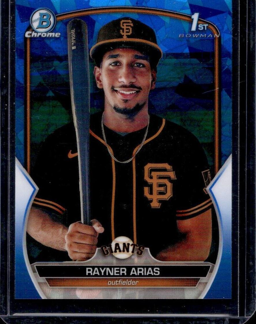 2023 Bowman Chrome Sapphire Baseball Rayner Arias #BCP-222