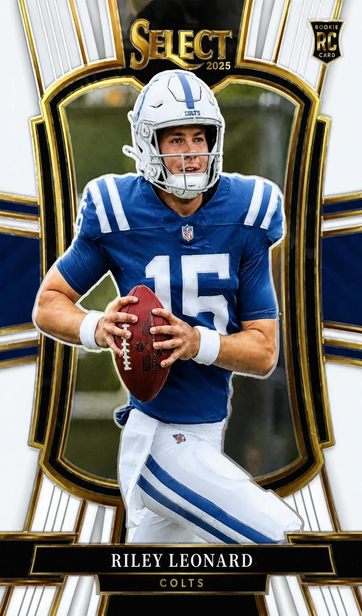 2025 Panini Select Football White Riley Leonard #133