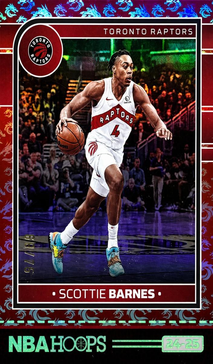 2024 Panini Hoops Basketball Dragon Year Scottie Barnes #101