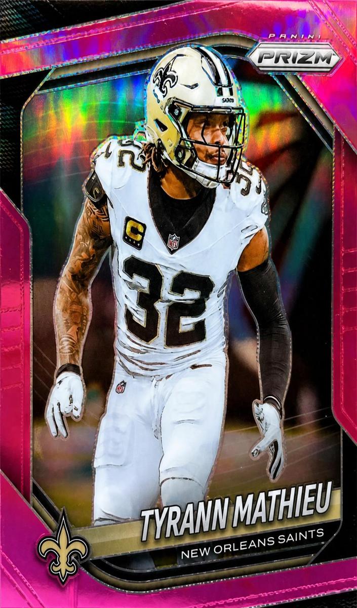 2025 Panini Prizm Football Pink Tyrann Mathieu #196