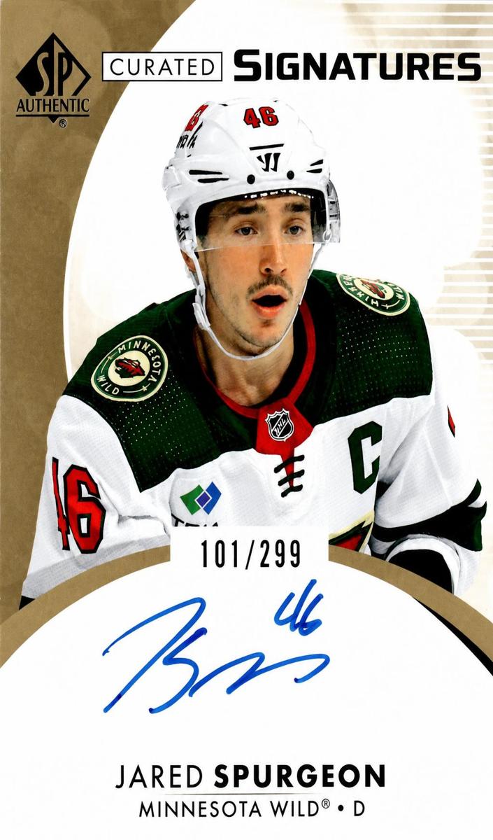 2023 SP Authentic Hockey Jared Spurgeon #SPC-SP PSA 10