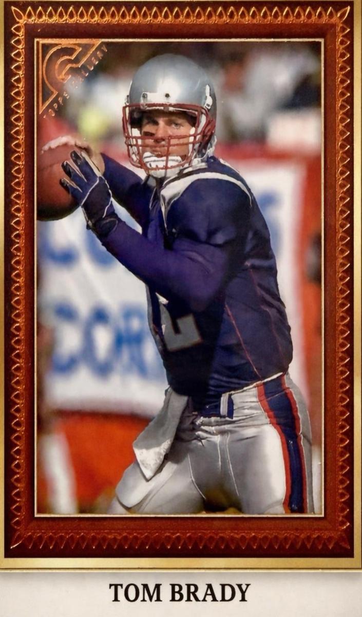 2023 Topps Composite Football Orange Tom Brady #PG-13 PSA 8.5