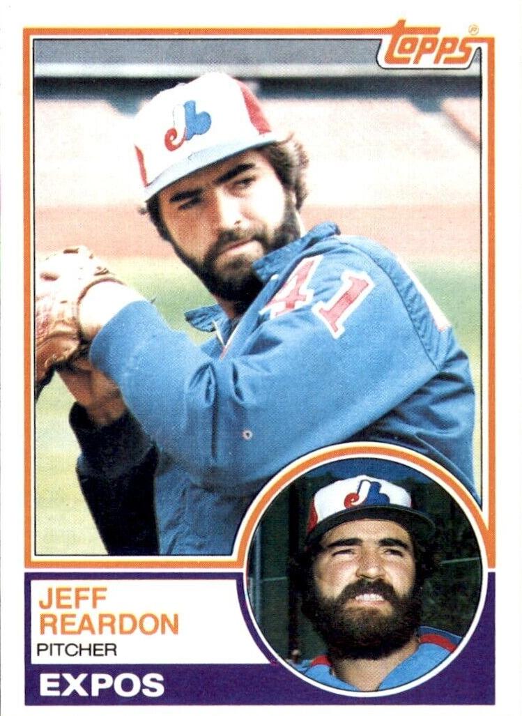 1983 Topps Baseball Jeff Reardon #290 PSA 9