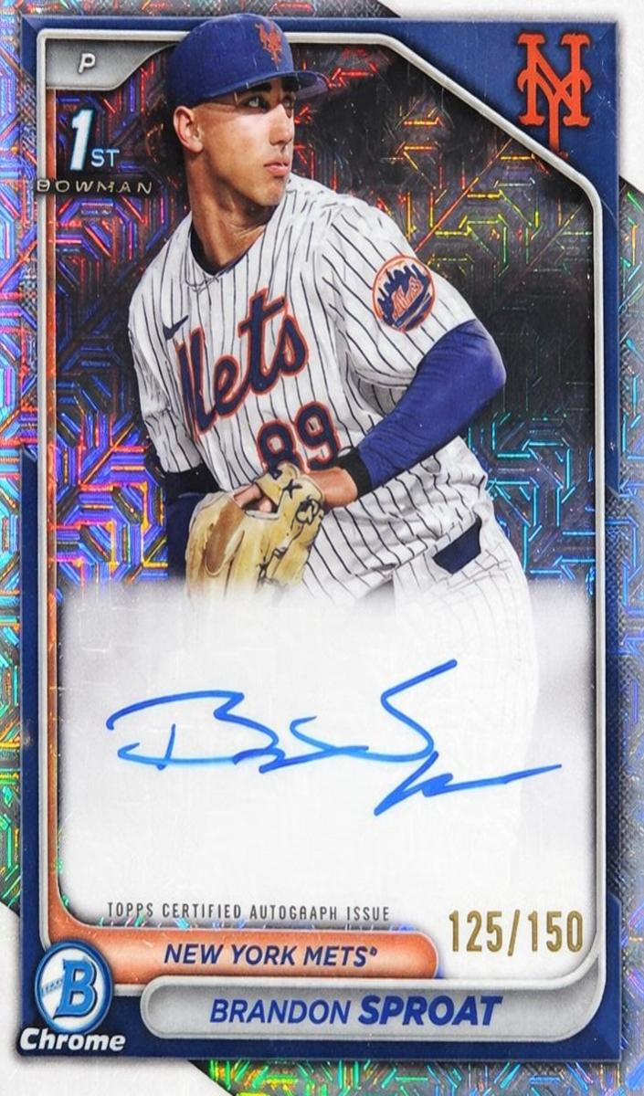 2024 Bowman Chrome Baseball HTA Choice Brandon Sproat #CPA-BS
