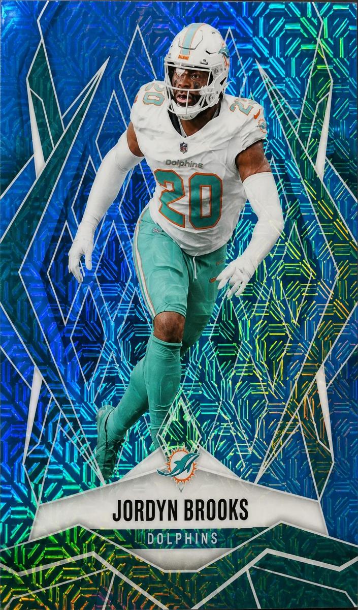 2025 Panini Phoenix Football Light Blue Mojo Jordyn Brooks #19