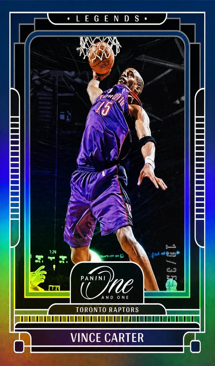 2024 Panini One and One Basketball Blue Vince Carter #164