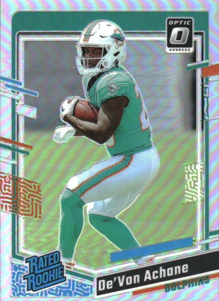 2023 Donruss Optic Football Holo De'Von Achane #269 PSA 9