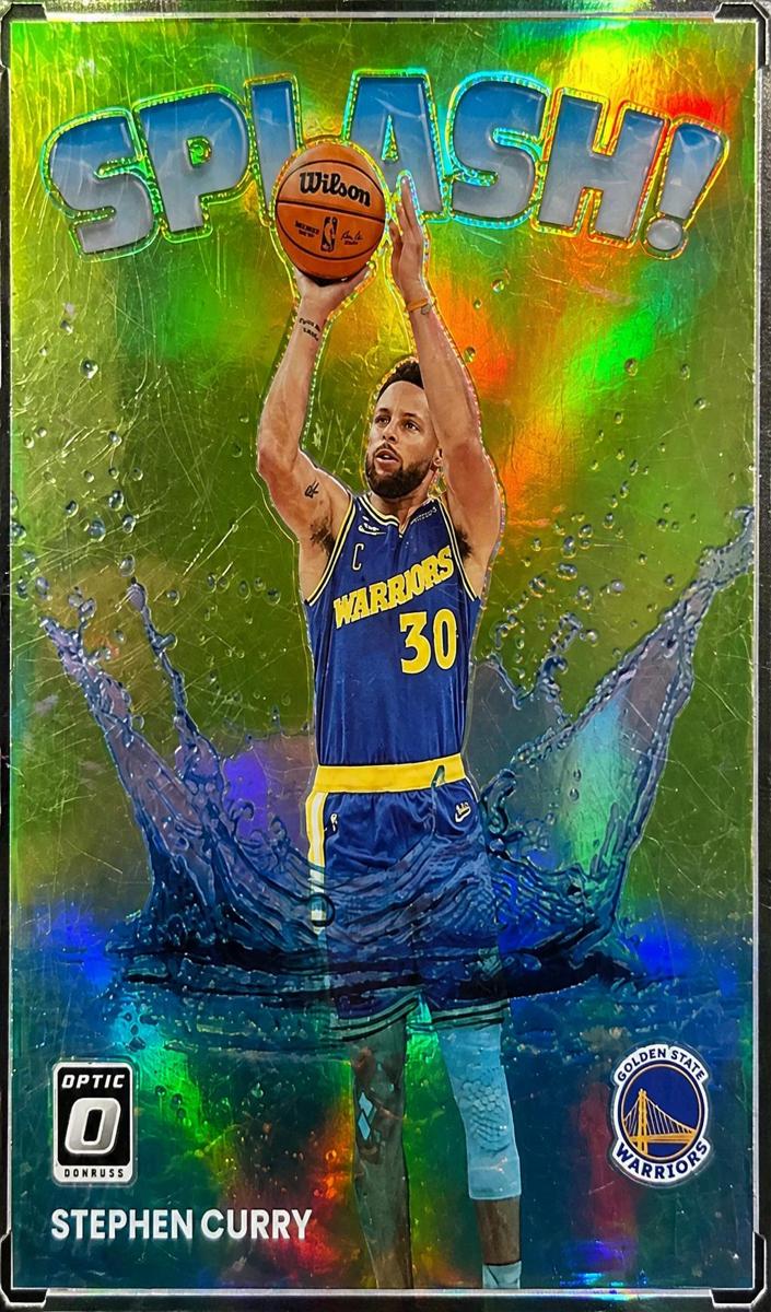 2022 Donruss Optic Basketball Lime Green Stephen Curry #10