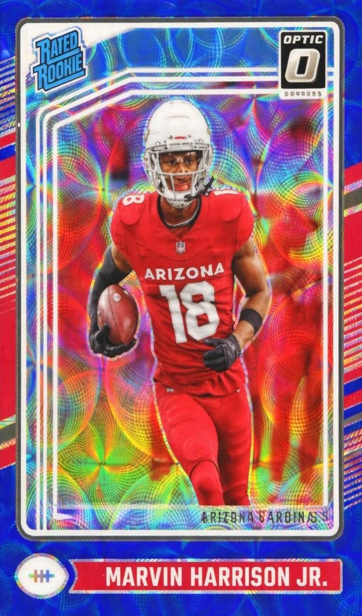 2024 Donruss Optic Football Blue Scope Marvin Harrison Jr. #276 BGS 9