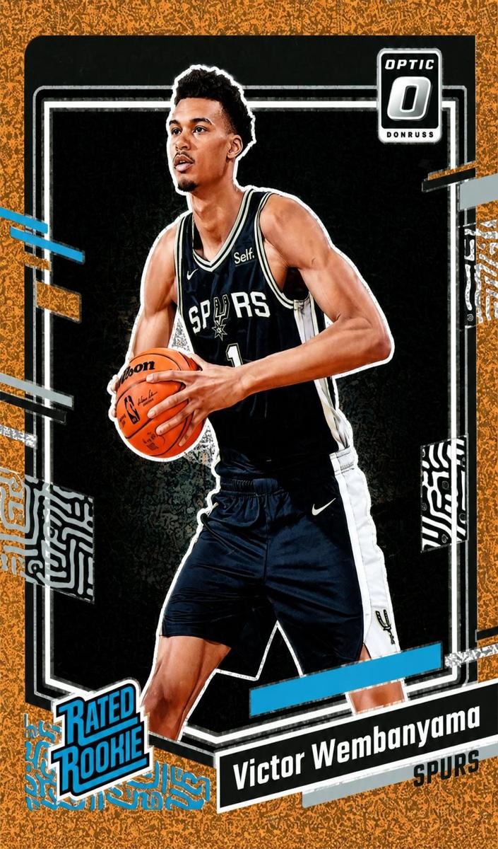 2023 Donruss Optic Basketball Copper Glitter Victor Wembanyama #225 PSA 9