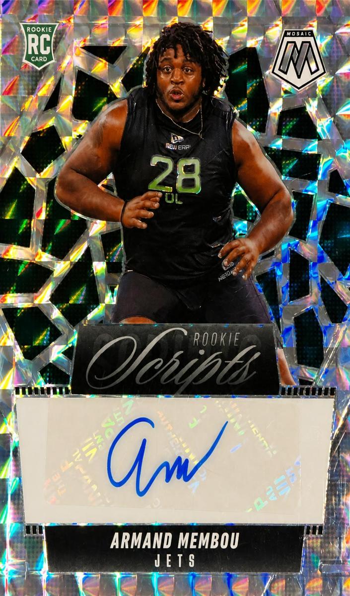 2025 Panini Mosaic Football Armand Membou #RS-AMU PSA 9
