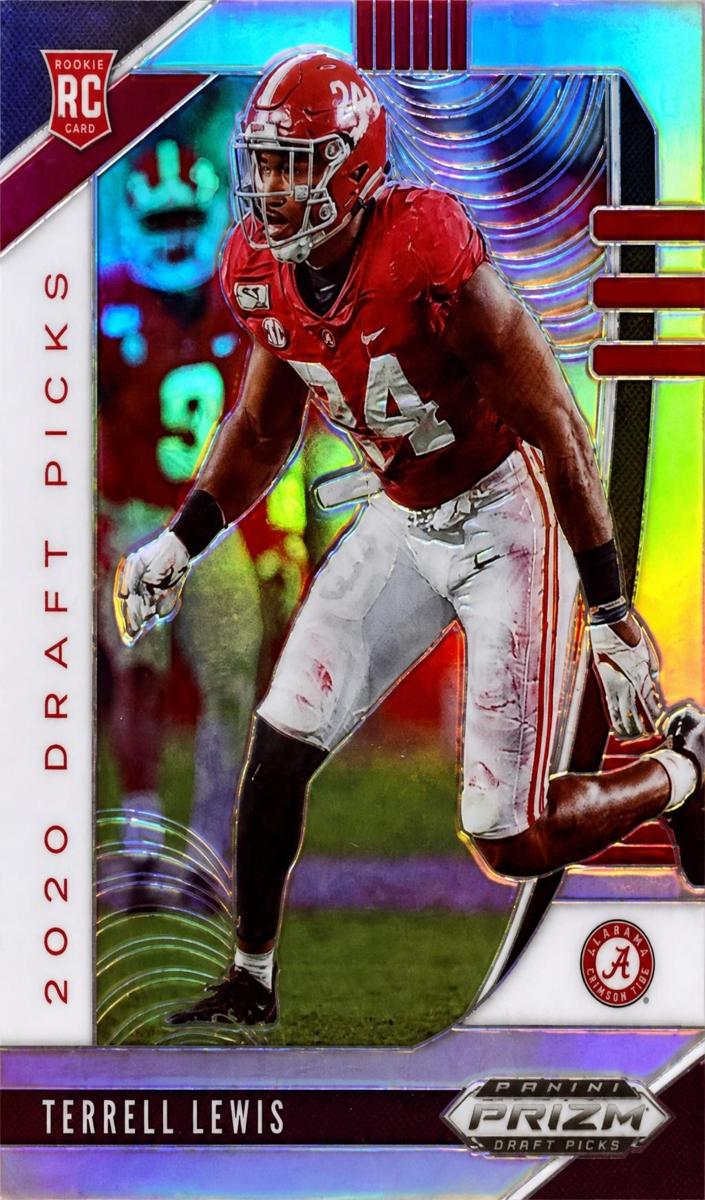 2020 Panini Prizm Draft Picks Football Silver Terrell Lewis #160 PSA 10