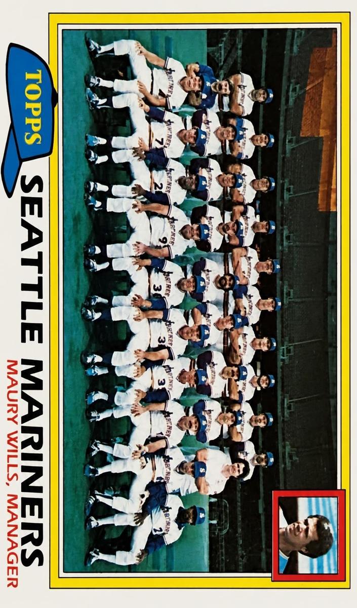 1981 Topps Baseball Seattle Mariners #672 PSA 9